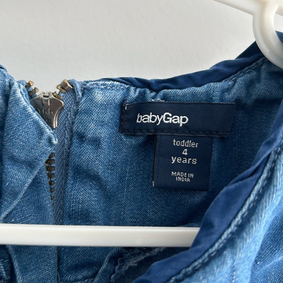 Toddler GAP denim jumper 4T - Picture 3 of 4